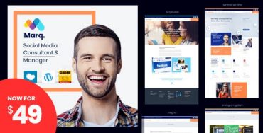 Marq – Gestion des réseaux sociaux et conseil sur les thèmes WordPress Theme Division