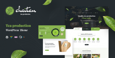 Chaitan – Thème WordPress pour Tea Production Company et Tea Store Theme Division