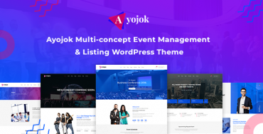 Thème WordPress pour événements, conférences et événements – Ayojok Theme Division
