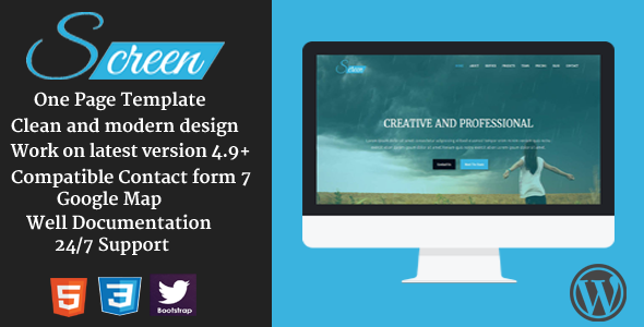 Screen - Thème WordPress Business One responsive - Grandes entreprises