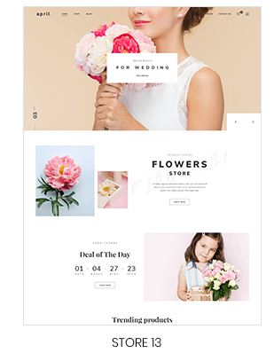 Magasin de fleurs Prestashop "title =" Magasin de fleurs Prestashop