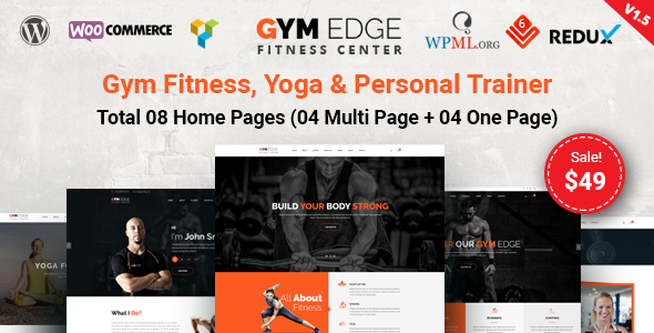 Thème WordPress fitness gym