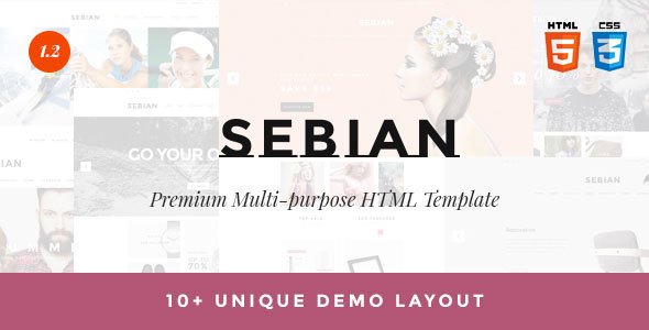 SEBIAN - Modèle de commerce électronique HTML5 polyvalent