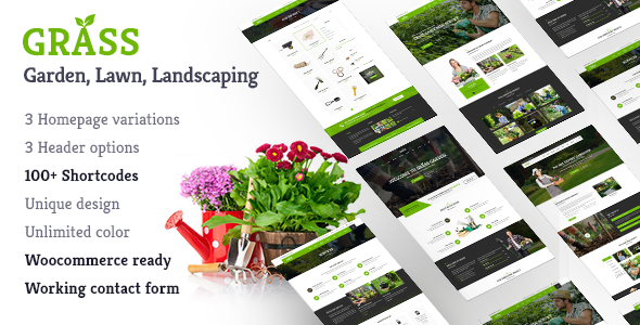 Herbe - Un thème pour les services de jardinage et d'aménagement paysager