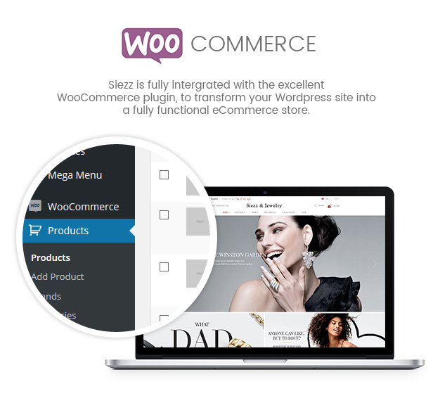 SW Siezz - Thème WooCommerce