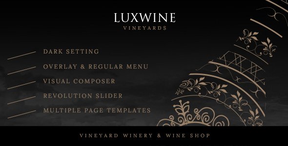 Luxwine - Thème WordPress pour le vin