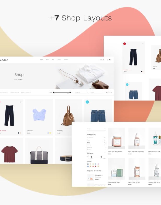 Lezada - Thème WordPress WooCommerce minimal et créatif