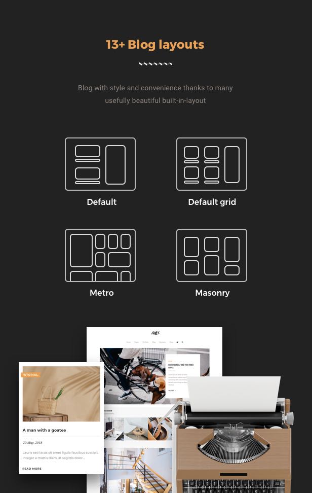 Abby - Thème WordPress vintage multi-usage