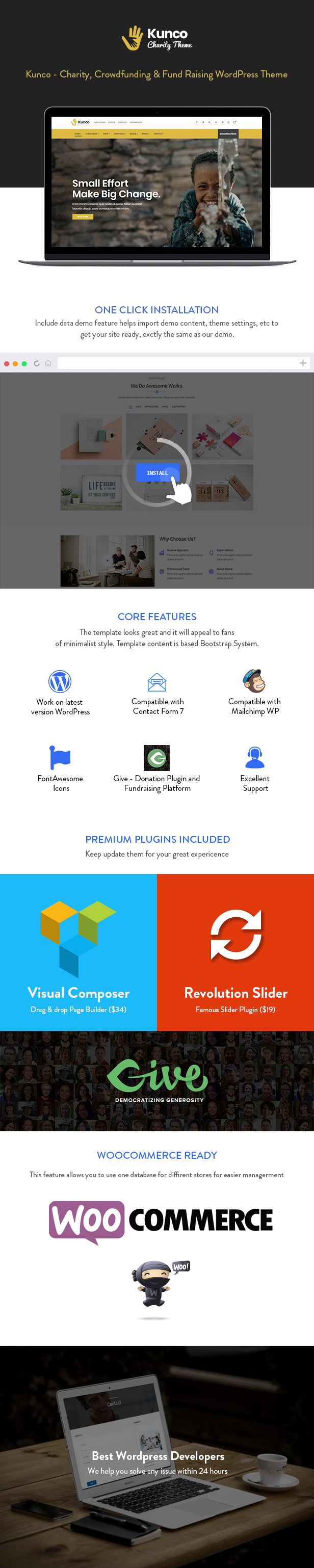 Kunco thème WordPress