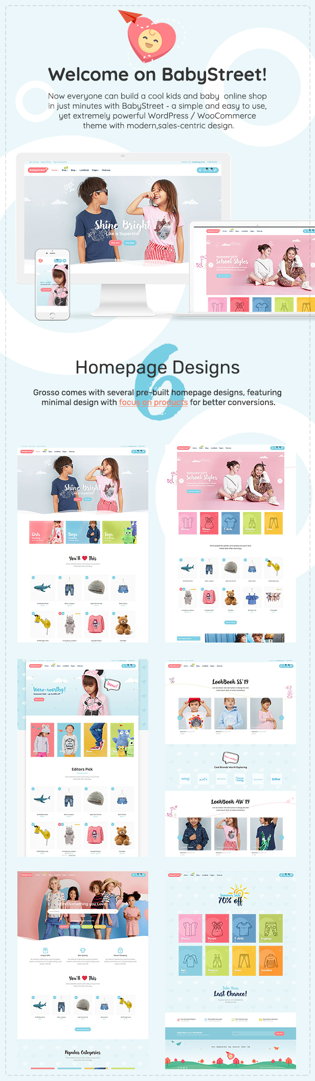 BabyStreet - Thème WooCommerce pour Enfants et Magasins de puériculture - 4