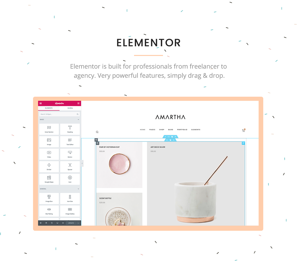 Amartha - Modern Elementor WooCommerce Thèmes