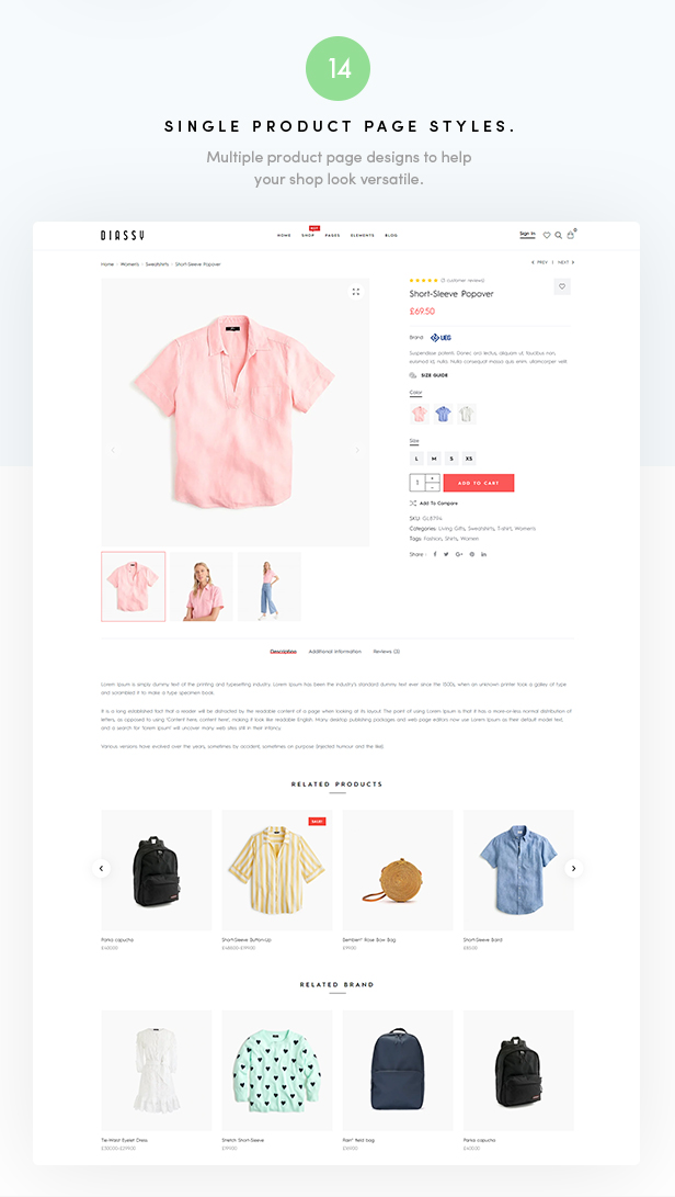 Diassy - Thème à usages multiples WooCommerce - 5