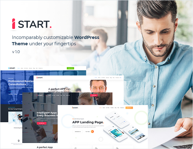 iStart - Thèmes WordPress Startup Business - 1