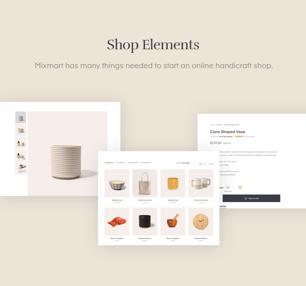 Mixmart - Thèmes WordPress WooCommerce à la main