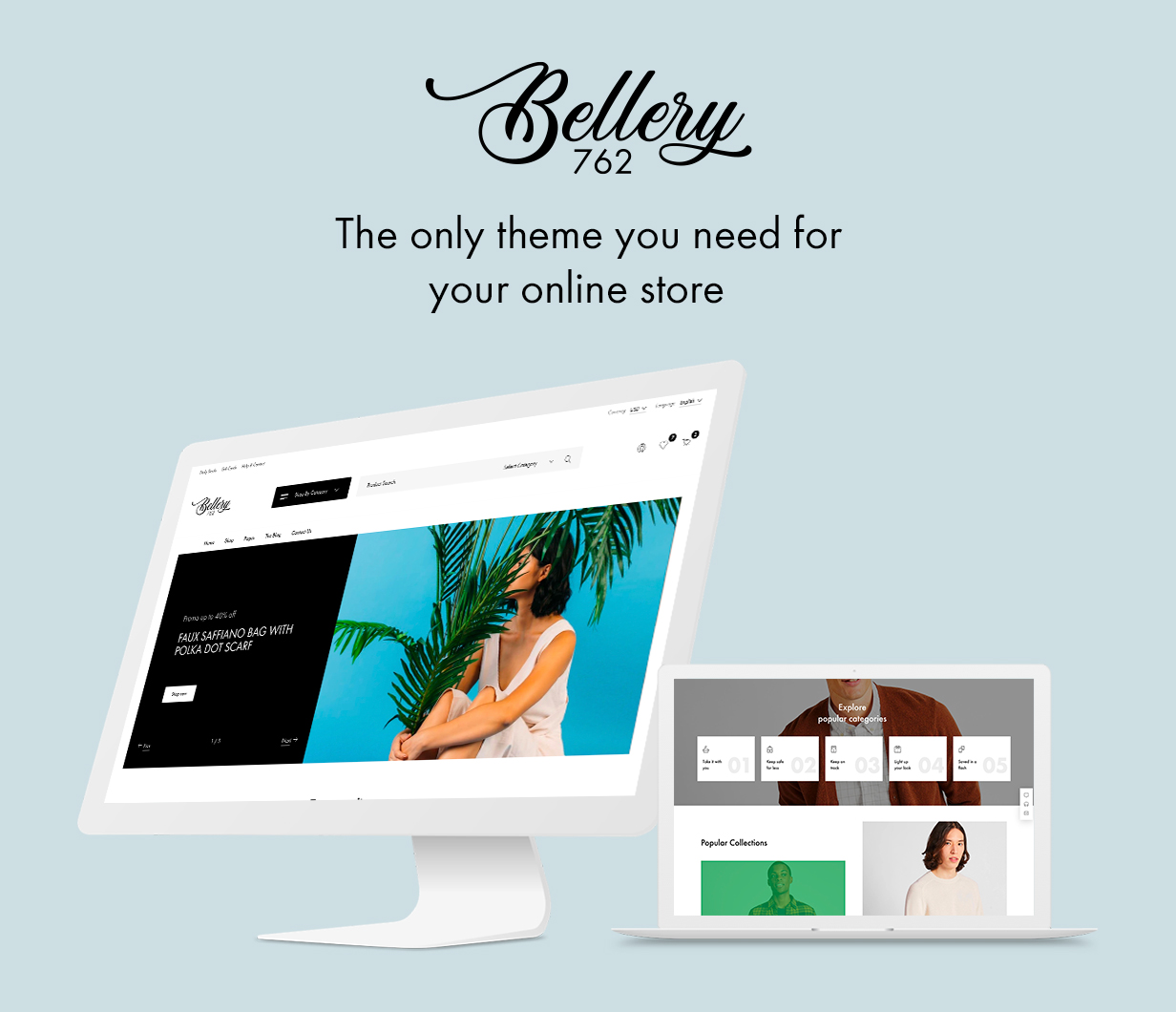 Bellery - Thème WooCommerce moderne et minimal - 1