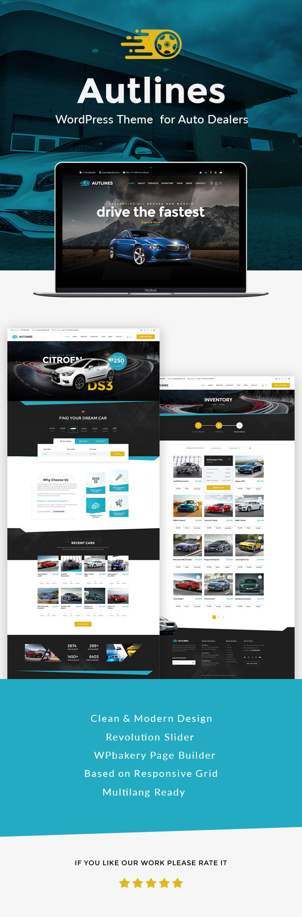 Autlines - Thème WordPress automobile - 6