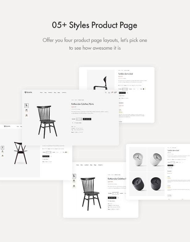 Quapa - Thème WordPress WooCommerce pour meubles