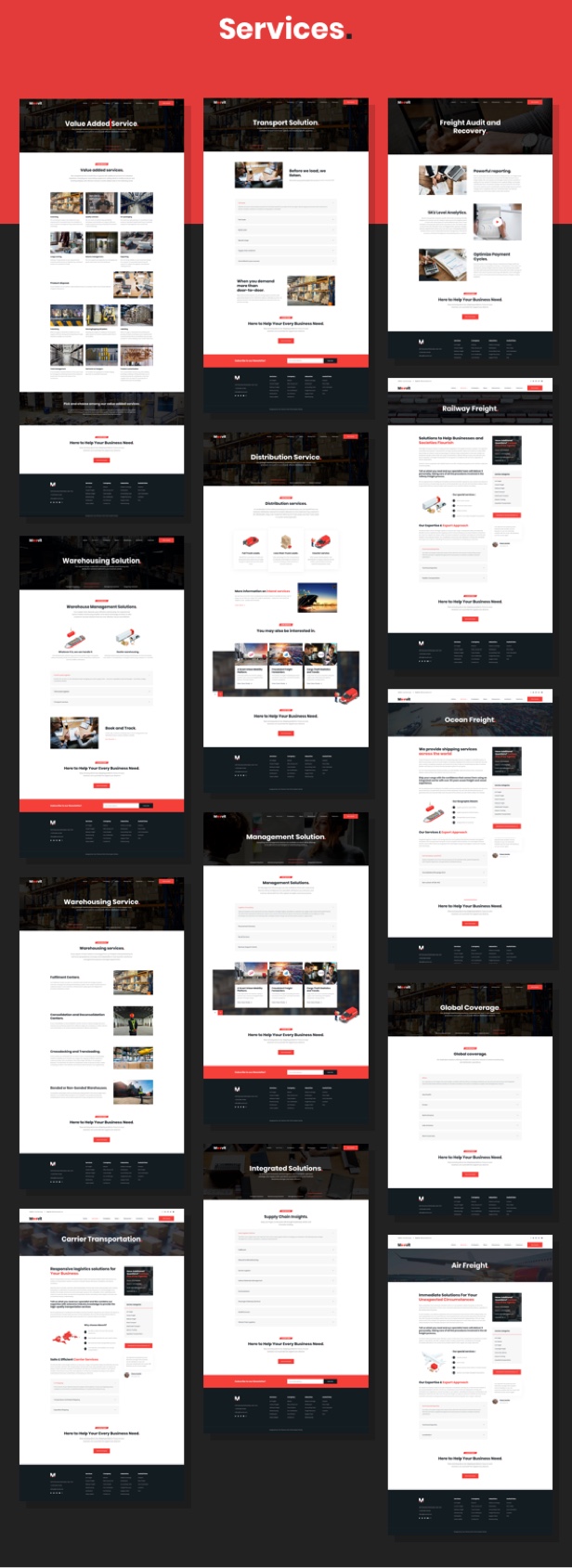 Moovit - Thème WordPress Logistique - 3