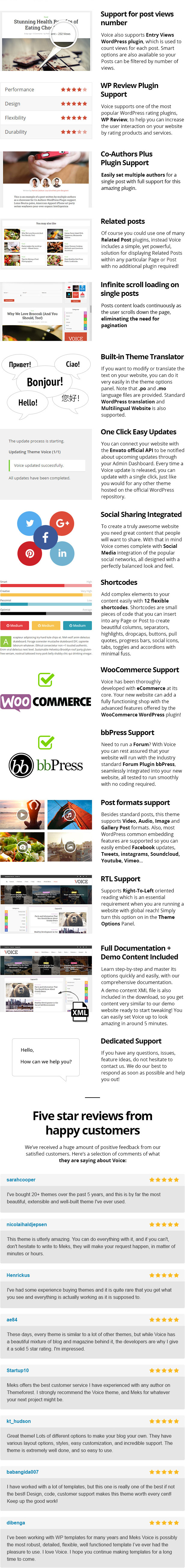Voix - Thèmes WordPress pour les actualités et les magazines