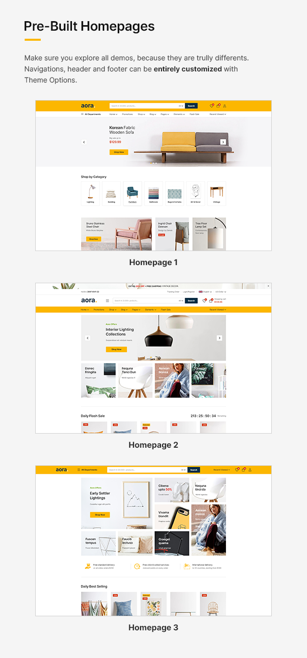 Aora - Thème WooCommerce Elementor Home & Lifestyle - 9