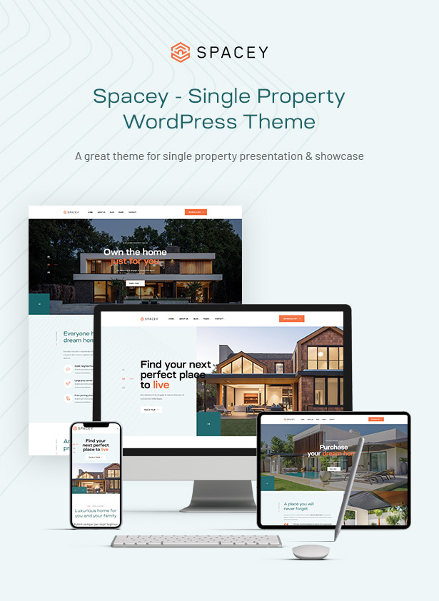 Spacey - Thème WordPress pour propriété unique