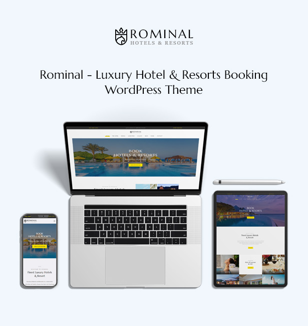 Rominal - Thème WordPress de réservation d'hôtel