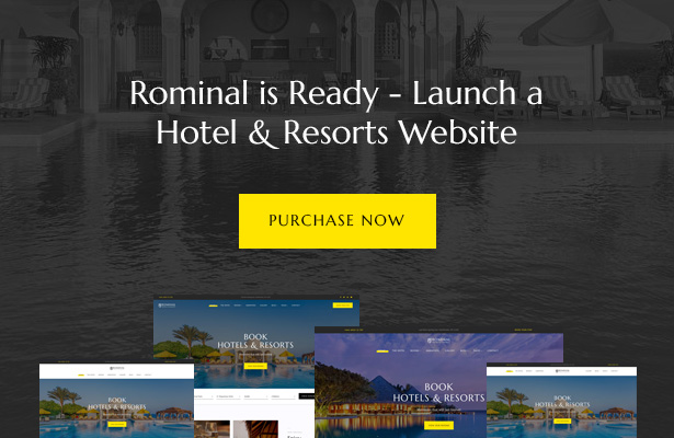 Rominal - Thème WordPress de réservation d'hôtel