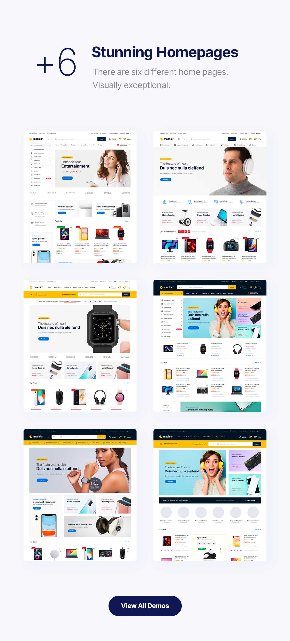 Machic - Thème WooCommerce pour magasin d'électronique - 2