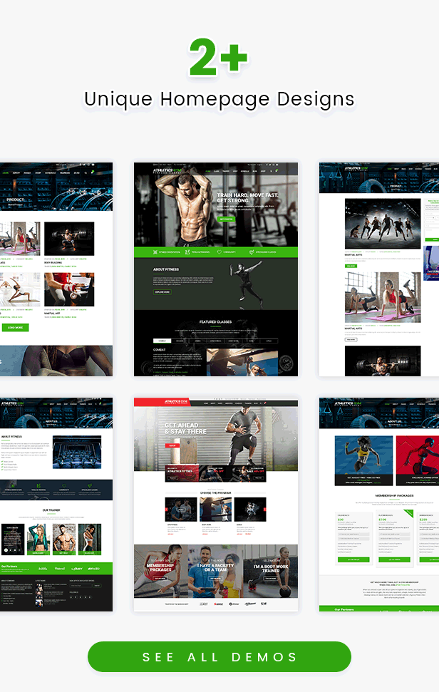 Athetics - Thème WordPress pour le fitness dans les gymnases professionnels