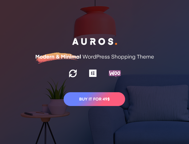 Thème WooCommerce de Auros Furniture Elementor