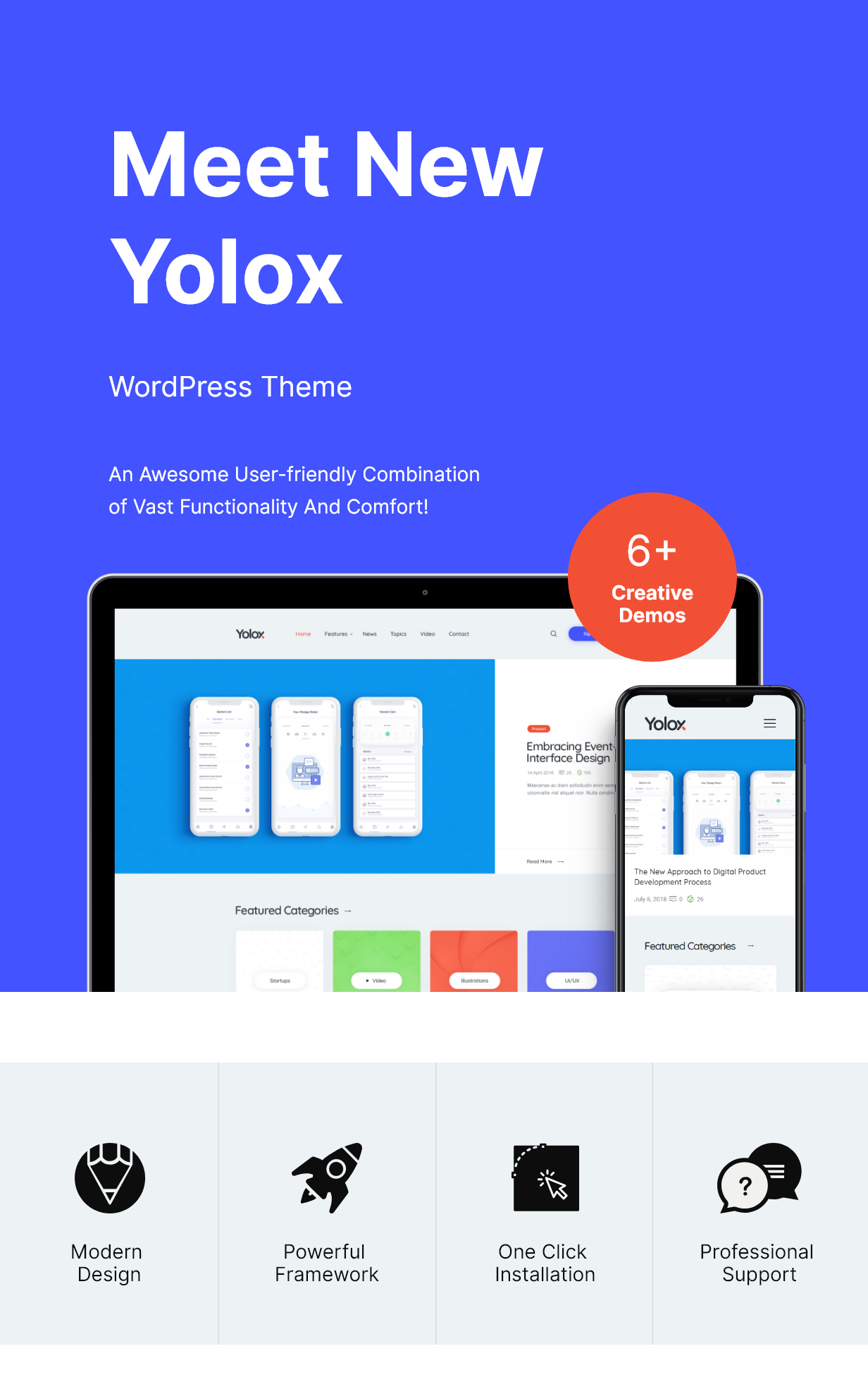 Yolox | Thème WordPress Blog moderne pour les entreprises et la mise en route - 1